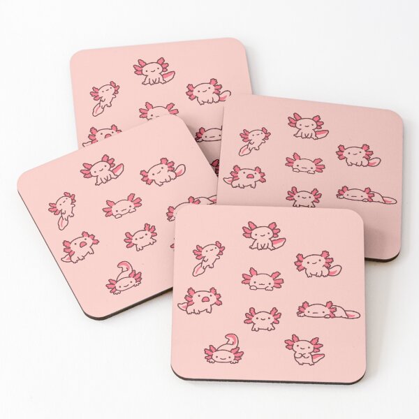 Item preview, Cute Axolotls Doodles designed and sold by Doodlywood.