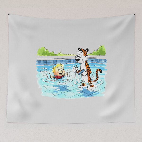 Item preview, Calvin and Hobbes Pool Fun designed and sold by laschikarin.