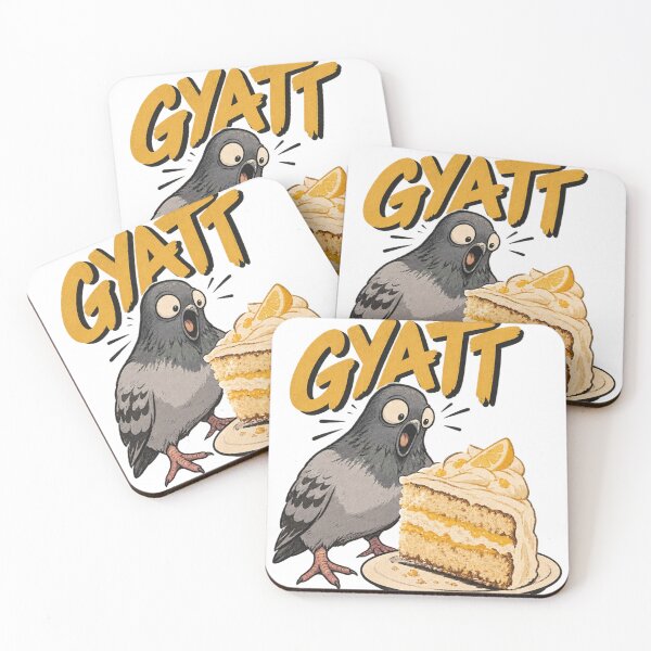 Item preview, GYATT Cake Pigeon – Funny Gen Alpha Slang Meme Art designed and sold by SimonasPeace.