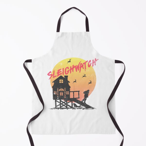 Item preview, Distressed Retro Sunset Santa Workshop Reindeer Silhouette designed and sold by MustafaScharf.