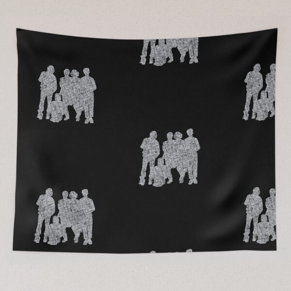 Item preview, The Breakfast Club Silhouette - Distressed - No Title designed and sold by unrealindeed.