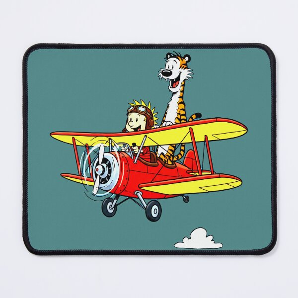 Item preview, Calvin and Hobbes in Red Plane designed and sold by laschikarin.