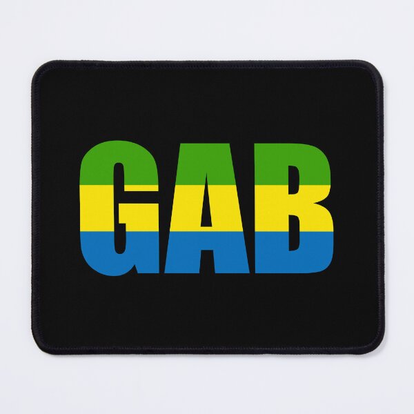 Item preview, Gabon Flag Initials GA designed and sold by shitpostee.