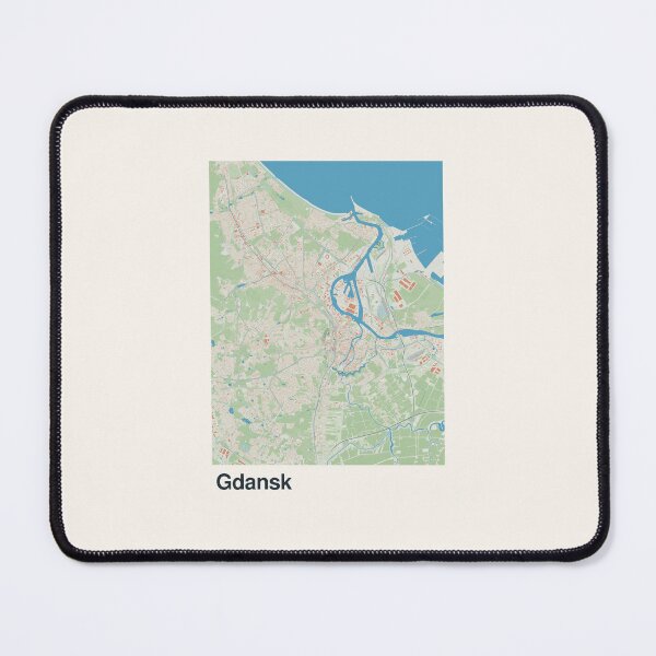 Item preview, Gdansk Minimalistic Map Art designed and sold by MapsNerd.