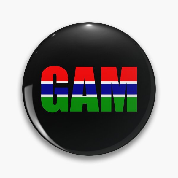 Item preview, Gambia Flag Initials GM designed and sold by shitpostee.