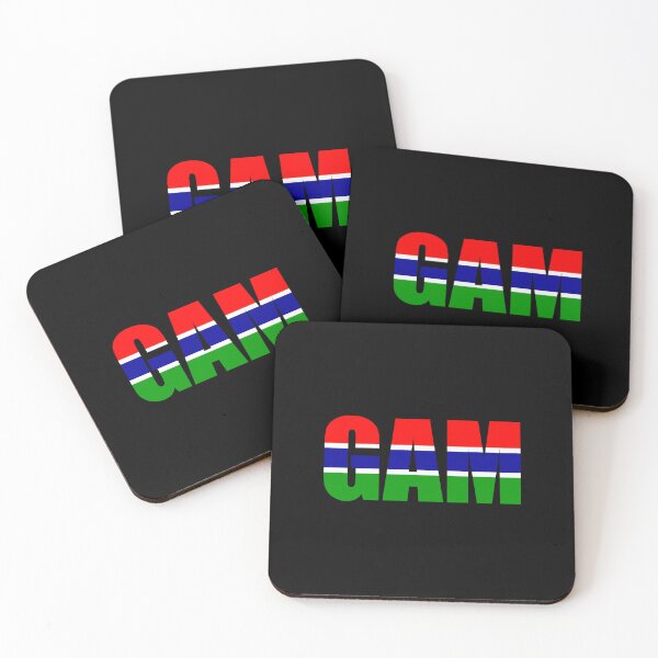 Item preview, Gambia Flag Initials GM designed and sold by shitpostee.