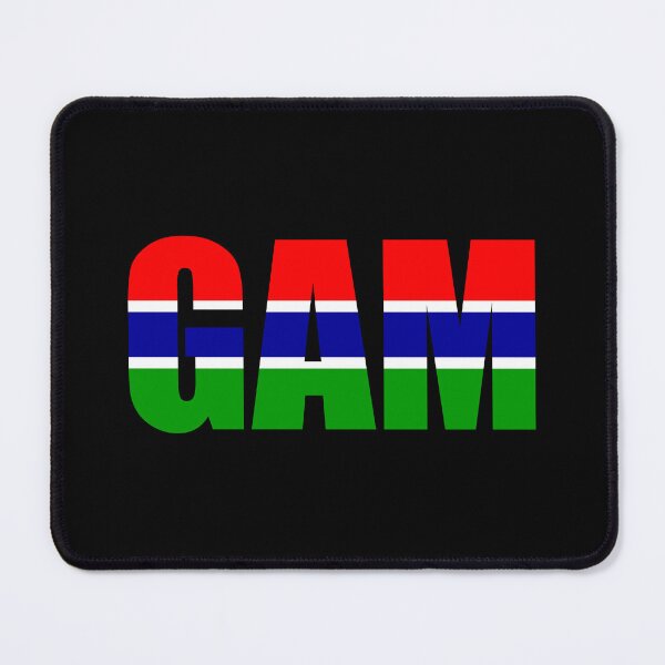 Item preview, Gambia Flag Initials GM designed and sold by shitpostee.