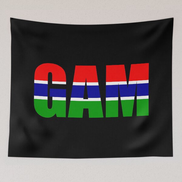 Item preview, Gambia Flag Initials GM designed and sold by shitpostee.