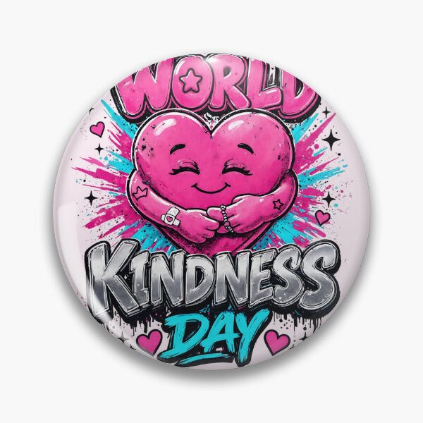 Item preview, Cute Y2K Kawaii Self Love Heart World Kindness Day designed and sold by CloudyCatArt.
