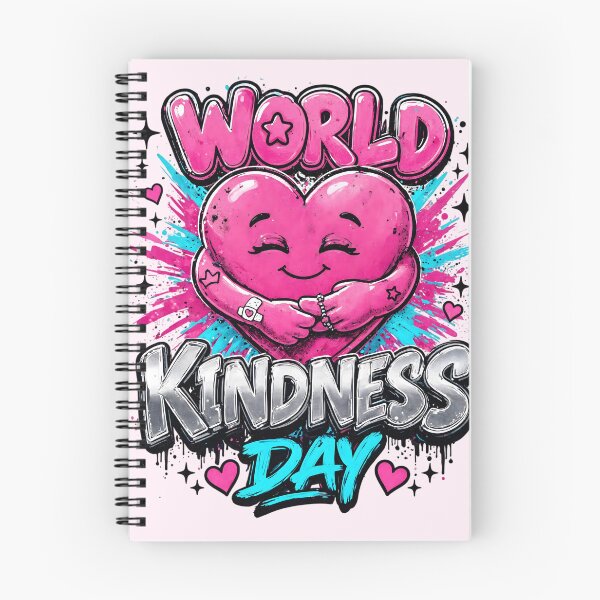 Item preview, Cute Y2K Kawaii Self Love Heart World Kindness Day designed and sold by CloudyCatArt.