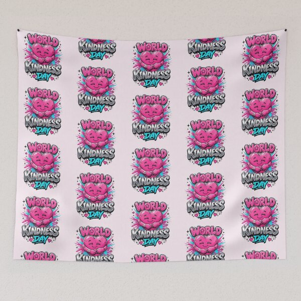 Item preview, Cute Y2K Kawaii Self Love Heart World Kindness Day designed and sold by CloudyCatArt.