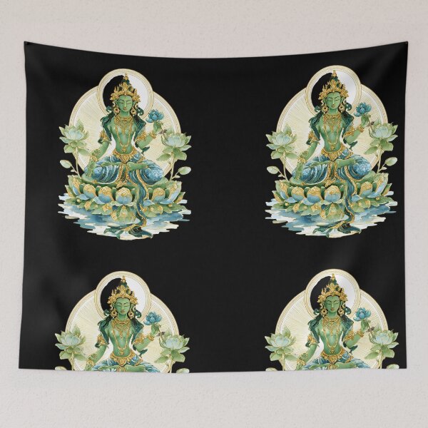 Item preview, Green Tara Beautiful Lotus designed and sold by Instant Printing.