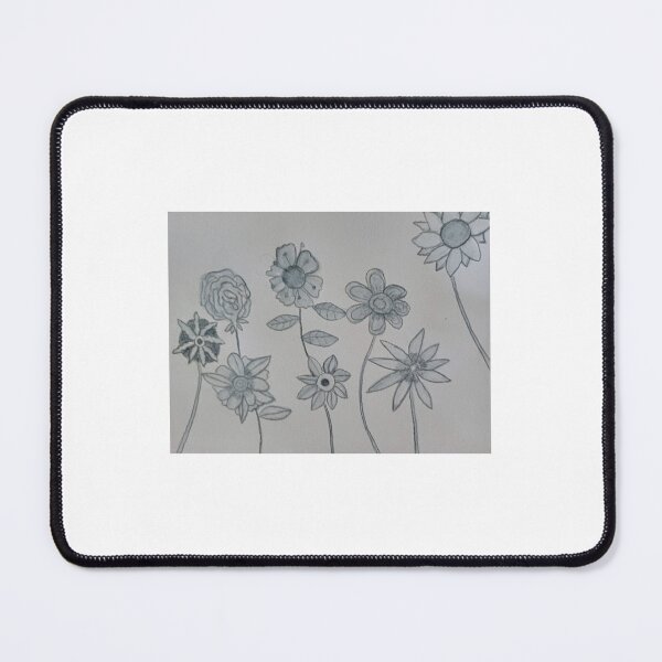 Item preview, Black and white flowers designed and sold by Naomihills69.