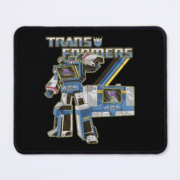 Item preview, Retro 1980s Anime Robot Blue Cassette Player Art designed and sold by MustafaScharf.