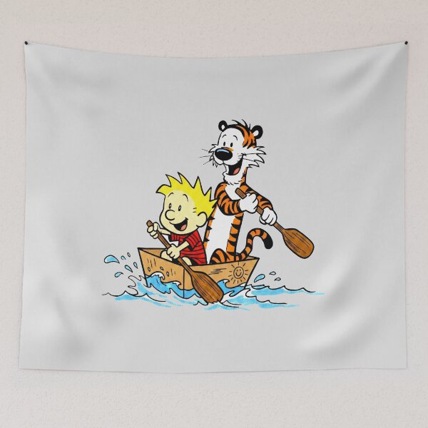 Item preview, Calvin and Hobbes in a Boat designed and sold by laschikarin.