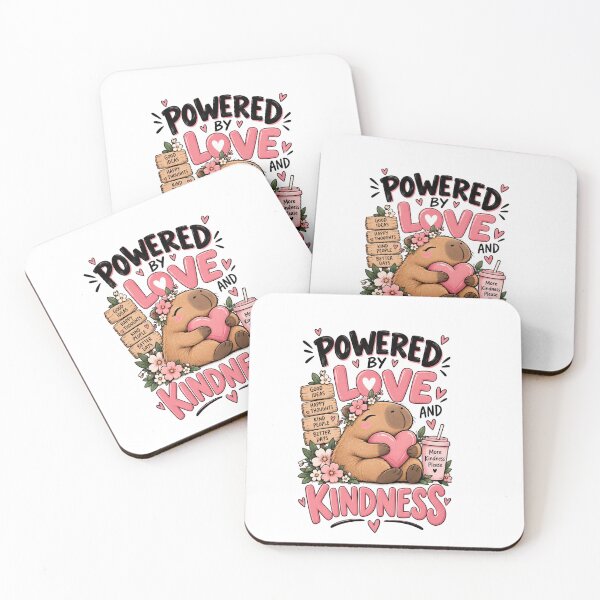 Item preview, Powered by Love and Kindness designed and sold by Wild Ink Studio by Barbara.