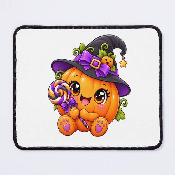 Item preview, Kawaii Witch Pumpkin Halloween – Cute Spooky Pumpkin Candy Design designed and sold by Pixanova.