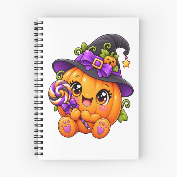 Item preview, Kawaii Witch Pumpkin Halloween – Cute Spooky Pumpkin Candy Design designed and sold by Pixanova.
