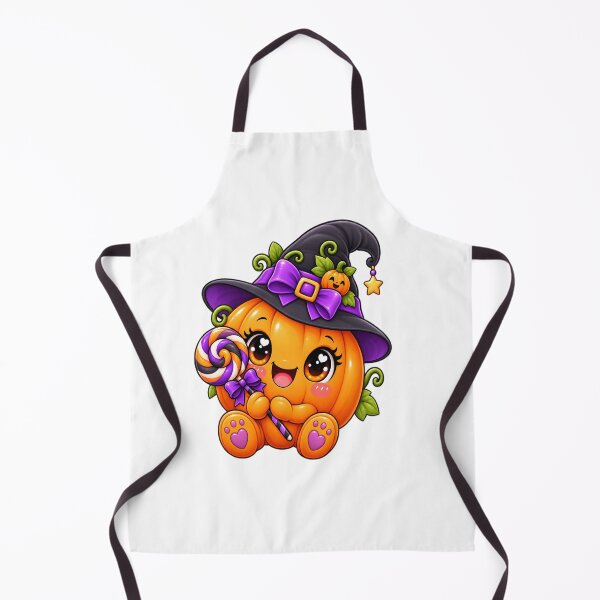 Item preview, Kawaii Witch Pumpkin Halloween – Cute Spooky Pumpkin Candy Design designed and sold by Pixanova.