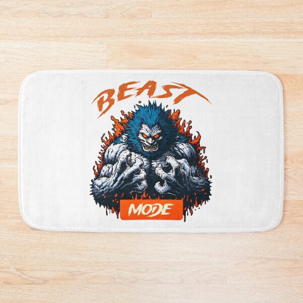 Item preview, Beast Mode Bodybuilding Gym Sports Motivation designed and sold by therese-baskin.
