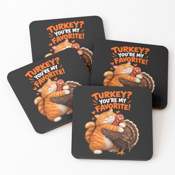 Item preview, Turkey You’re My Favorite – Cute Cat Thanksgiving Design designed and sold by Grump and Co.