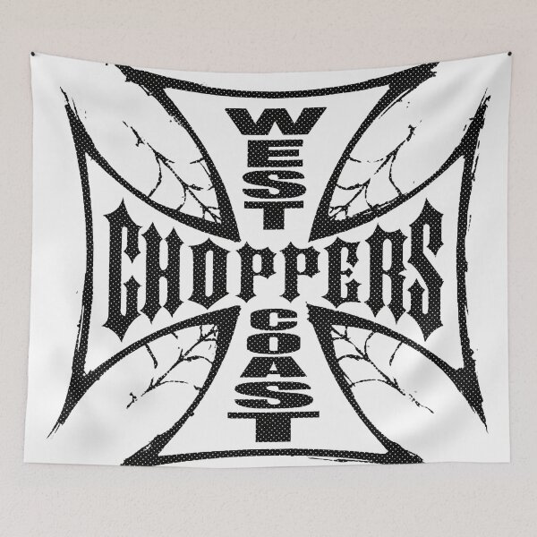 Item preview, West Coast Choppers with Black Cobwebs designed and sold by NF Designs Studio DTF.