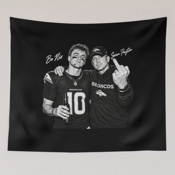 Item preview, Bo Nix and Sean Payton Denver Football designed and sold by casopicolo.