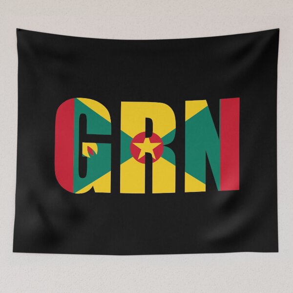 Item preview, Grenada Flag Initials GD designed and sold by shitpostee.