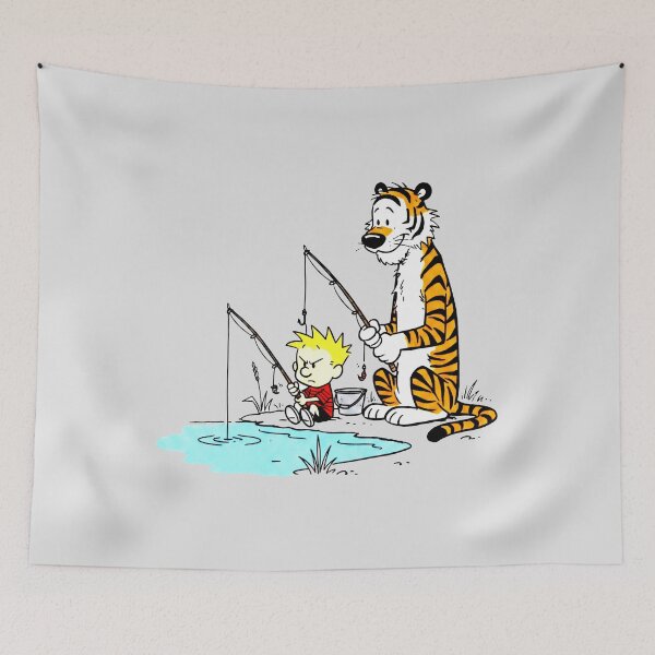 Item preview, Calvin and Hobbes Fishing designed and sold by laschikarin.