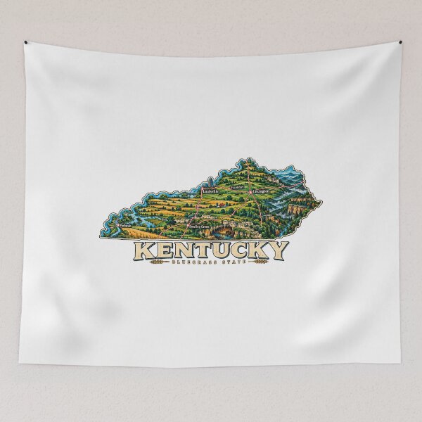 Item preview, Vintage Kentucky Travel Souvenir Landmark Gift designed and sold by MichaeIRellov.