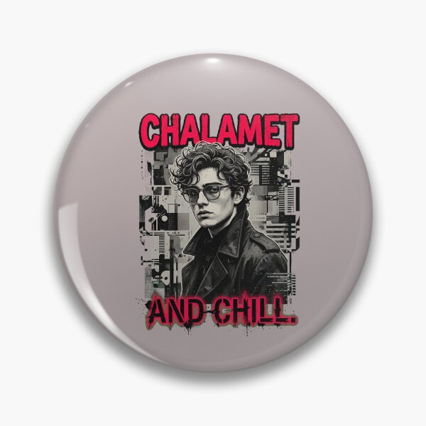 Item preview, Chalamet And Chill Red Text Graphic-51 designed and sold by DennisLehnort.