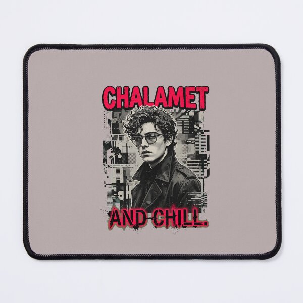 Item preview, Chalamet And Chill Red Text Graphic-51 designed and sold by DennisLehnort.