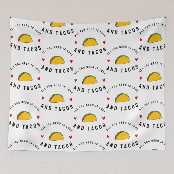 Item preview, All You Need Is Love And Tacos (Funny Gift For Tacos Lover) designed and sold by lyric-olivares.