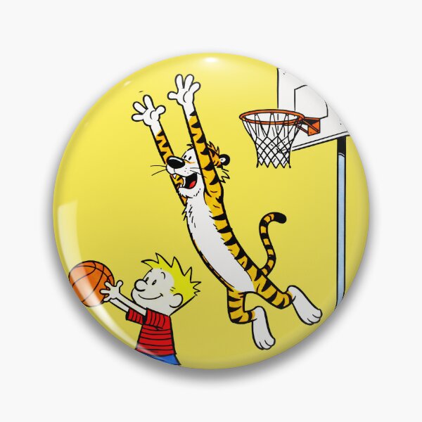 Item preview, Calvin and Hobbes Playing Basketball designed and sold by laschikarin.