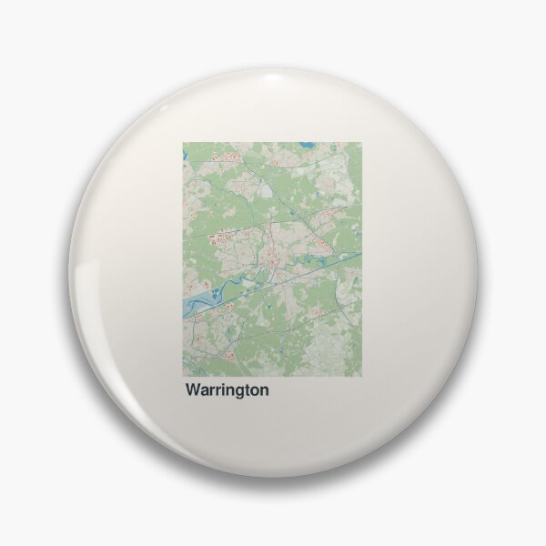 Item preview, Warrington Minimalistic Map Art designed and sold by MapsNerd.