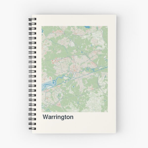 Item preview, Warrington Minimalistic Map Art designed and sold by MapsNerd.