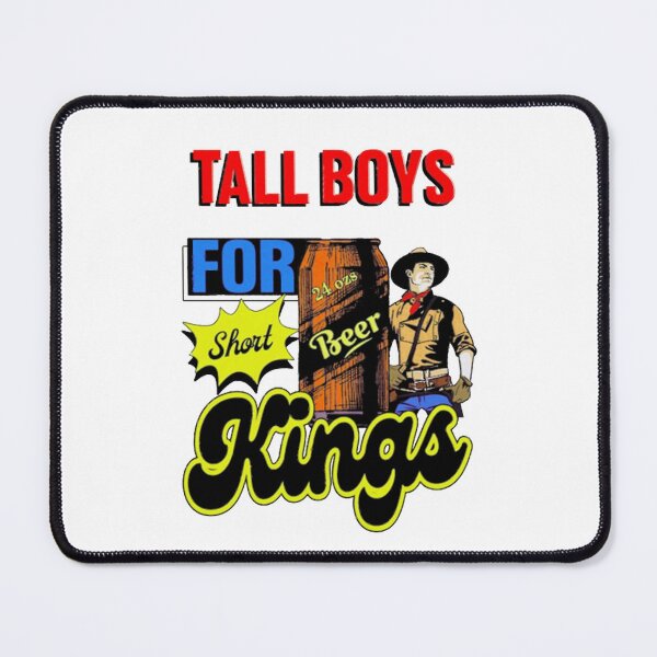Item preview, Funny Cowboy Tall Boys Beer Can Slogan Art designed and sold by MustafaScharf.