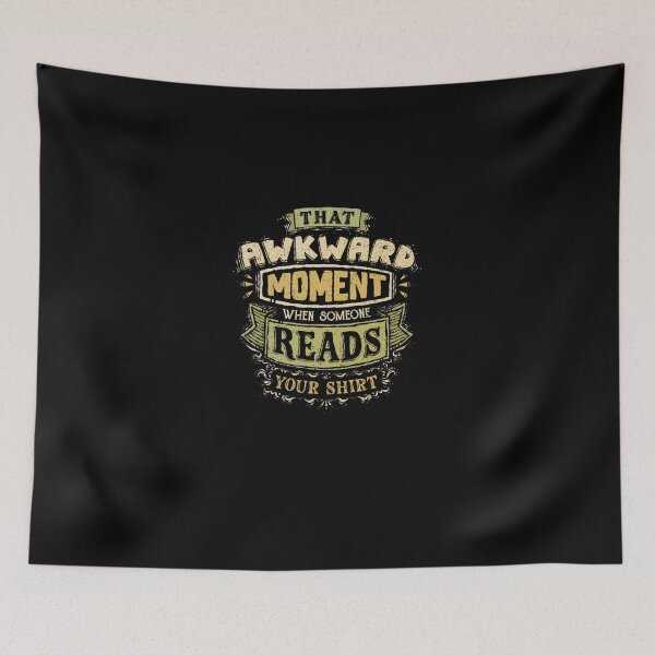 Item preview, Groovy Distressed That Awkward Moment Text Badge designed and sold by MustafaScharf.