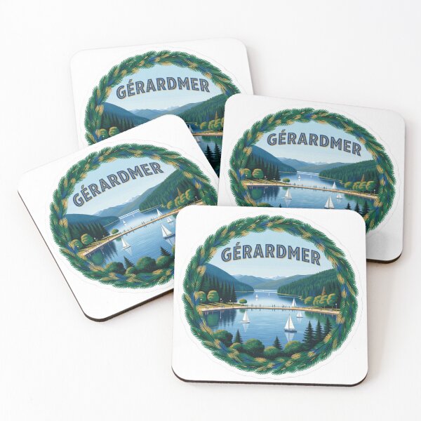 Item preview, Gerardmer Lake France Sticker designed and sold by Imaginarium of Chaos falcon88 .