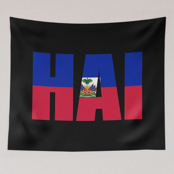 Item preview, Haiti Flag Initials HT designed and sold by shitpostee.
