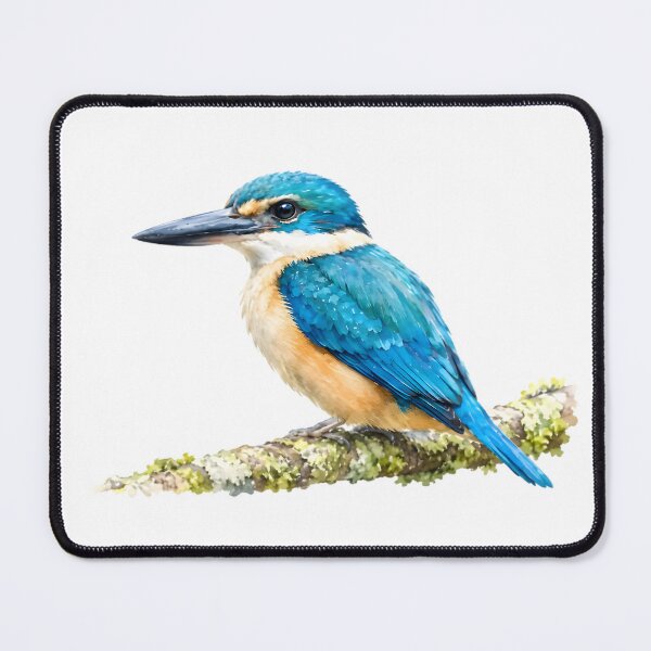 Item preview, Flat-billed Kingfisher (Todiramphus recurvirostris) designed and sold by HOMETOWN86.