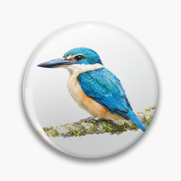 Item preview, Flat-billed Kingfisher (Todiramphus recurvirostris) designed and sold by HOMETOWN86.