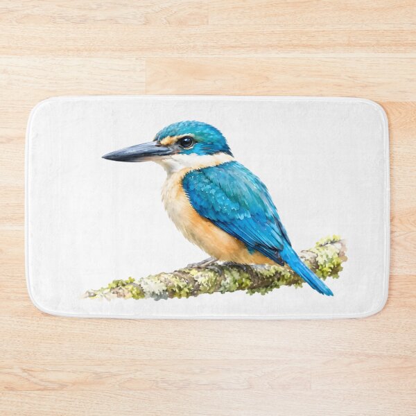 Item preview, Flat-billed Kingfisher (Todiramphus recurvirostris) designed and sold by HOMETOWN86.