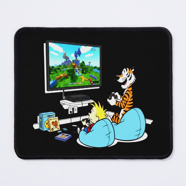 Item preview, Calvin and Hobbes Play Video Games designed and sold by laschikarin.