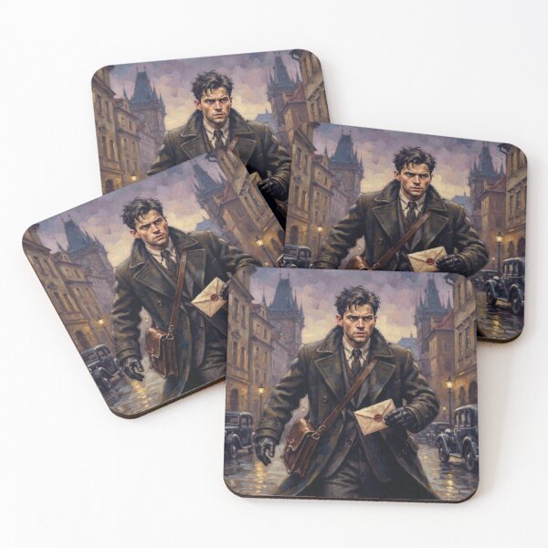 Item preview, Queen's Messenger Vintage Thriller Fine Art Tribute designed and sold by Art's Diner.