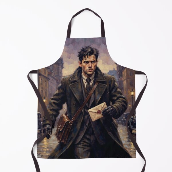 Item preview, Queen's Messenger Vintage Thriller Fine Art Tribute designed and sold by Art's Diner.