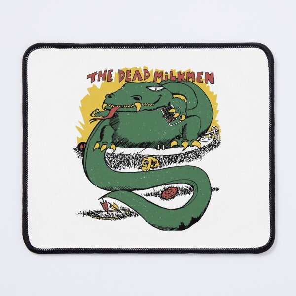 Item preview, Edgy Cartoon Green Monster Lizard Eating Pizza Art designed and sold by MustafaScharf.
