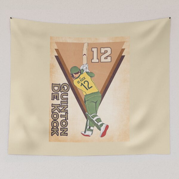 Item preview, Quinton de Kock - Batsman - Retro T20 - Cricket Player designed and sold by GlimTig.
