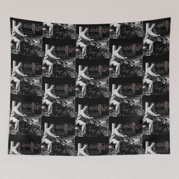 Item preview, Man Riding Motorized Bicycle Portrait designed and sold by matthe-lopez.