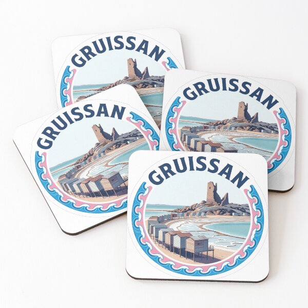 Item preview, Gruissan Village France Sticker designed and sold by Imaginarium of Chaos falcon88 .